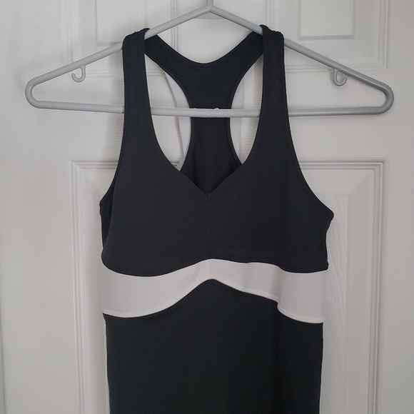 Lululemon EUC Sexy Black White Racerback Tank - Picture 3 of 5